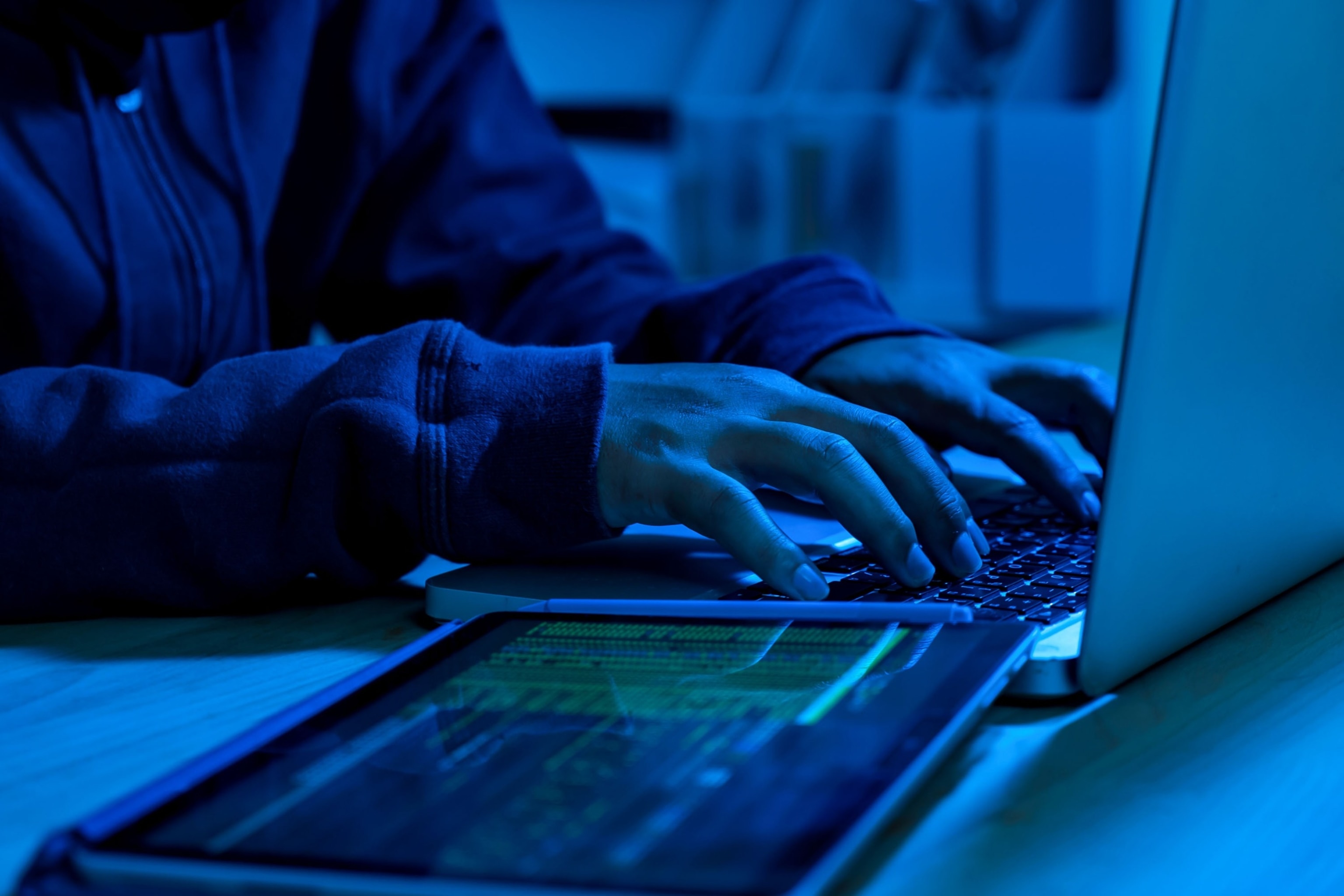 In an undated stock photo, a computer hacker is seen typing on a laptop.STOCK PHOTO/Getty Images