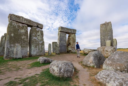Every day in August, English Heritage will let one person chosen at random into the circle by themselves.Photograph: Sam Frost/The Guardian