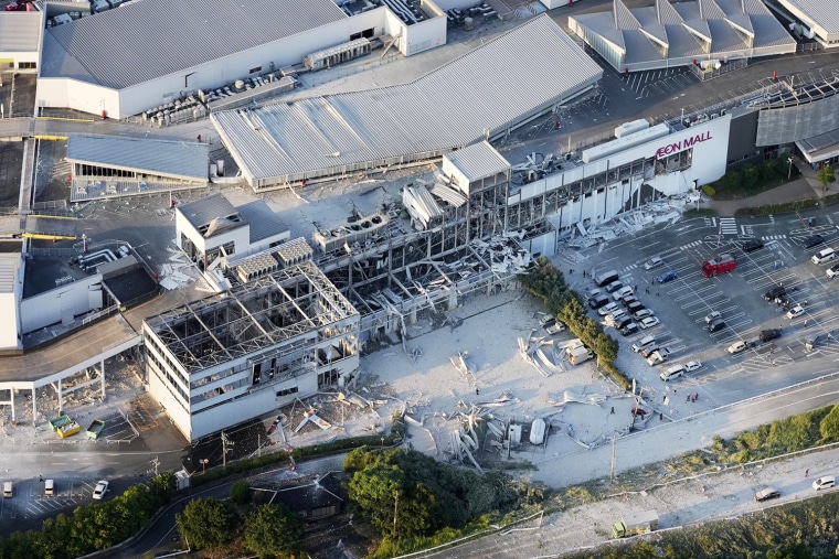 The Aeon mall on Tuesday.Kyodo via AP Images