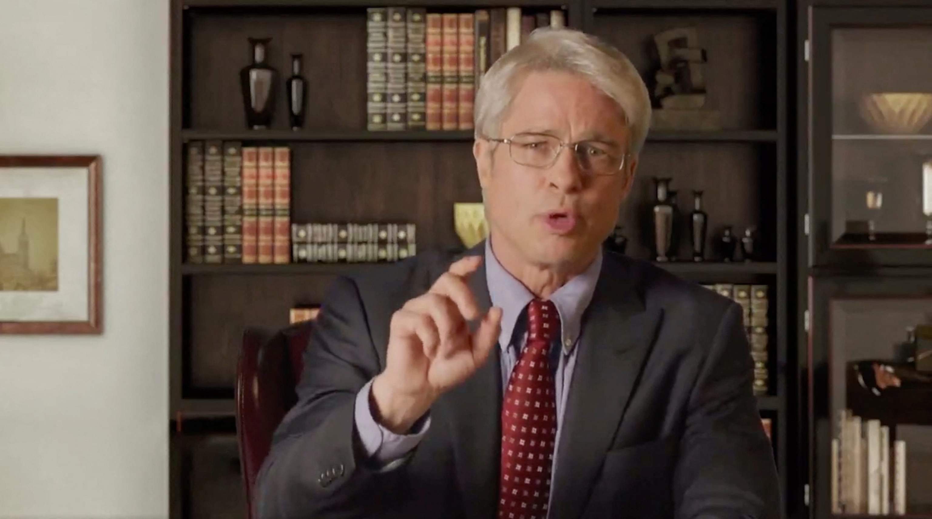 Brad Pitt slipped into the shoes of Dr. Anthony Fauci, the epidemiologist advising the White House during the coronavirus crisis, on an episode of "Saturday Night Live."Abaca Press/Sipa USA via AP