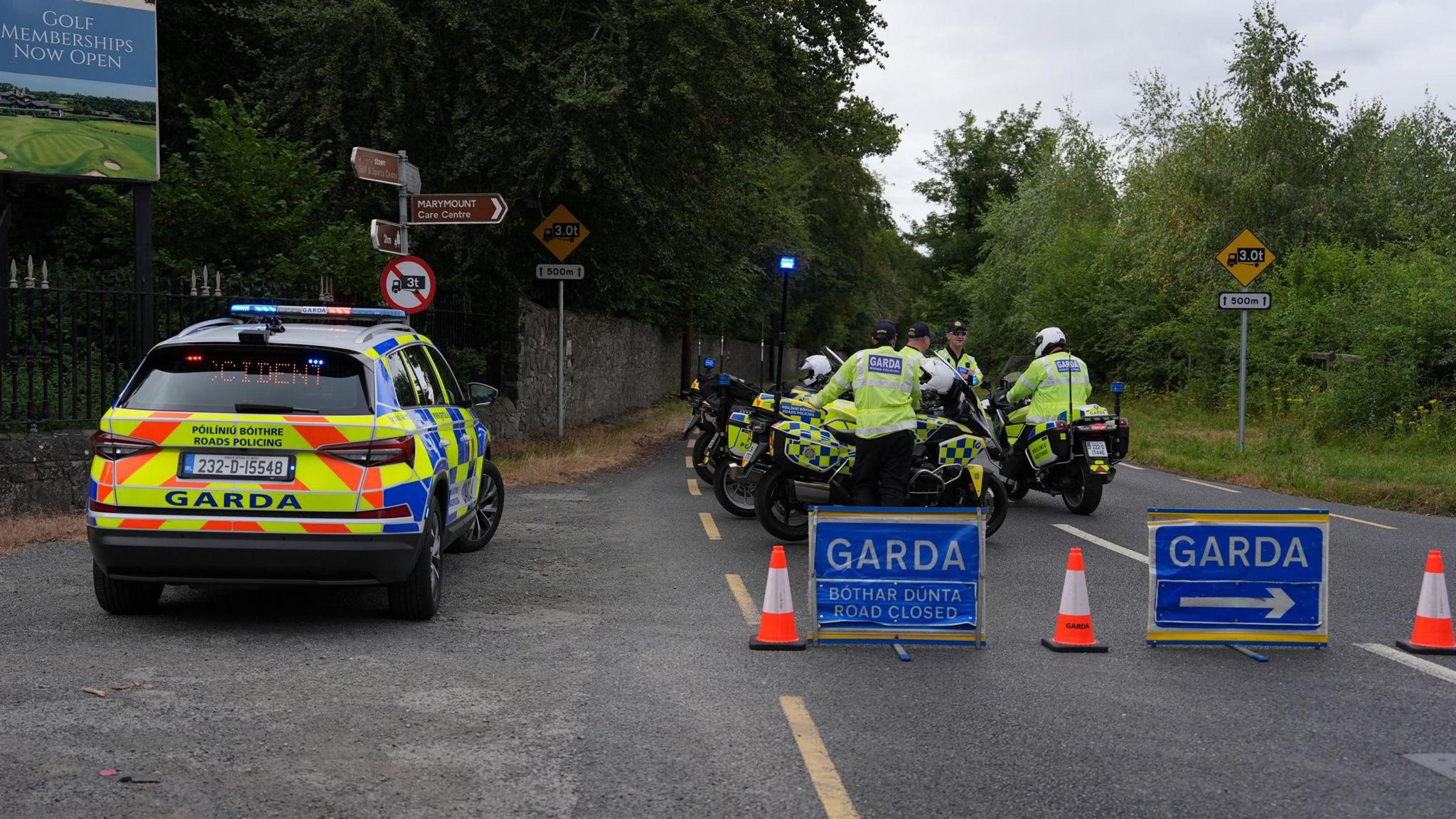 Image caption,The crash happened in the early hours of Wednesday