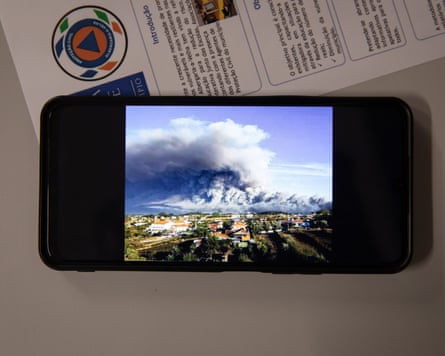 “Climate change will manifest as a series of disasters viewed through phones with footage that gets closer and closer to where you live until you’re the one filming it”.Photograph: Gonçalo Fonseca/The Guardian