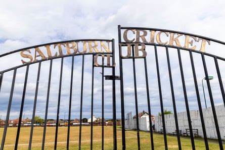 No one wanted to talk at Saltburn Cricket Club.Photograph: Gary Calton/The Guardian