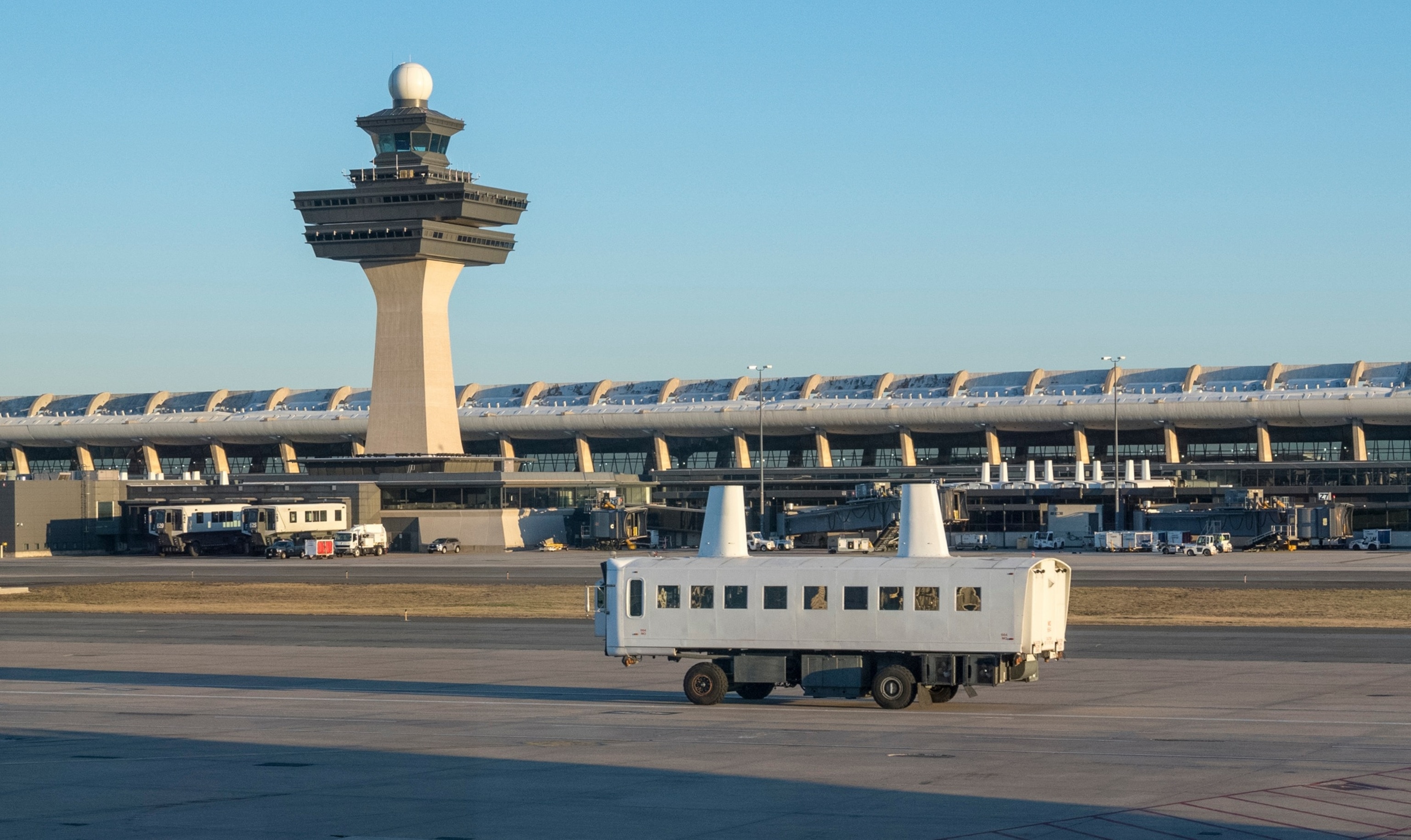 A rendering of the $22.5 billion renovation of Washington Dulles International Airport announced by President Trump in Washington, July 29, 2026.United Airlines