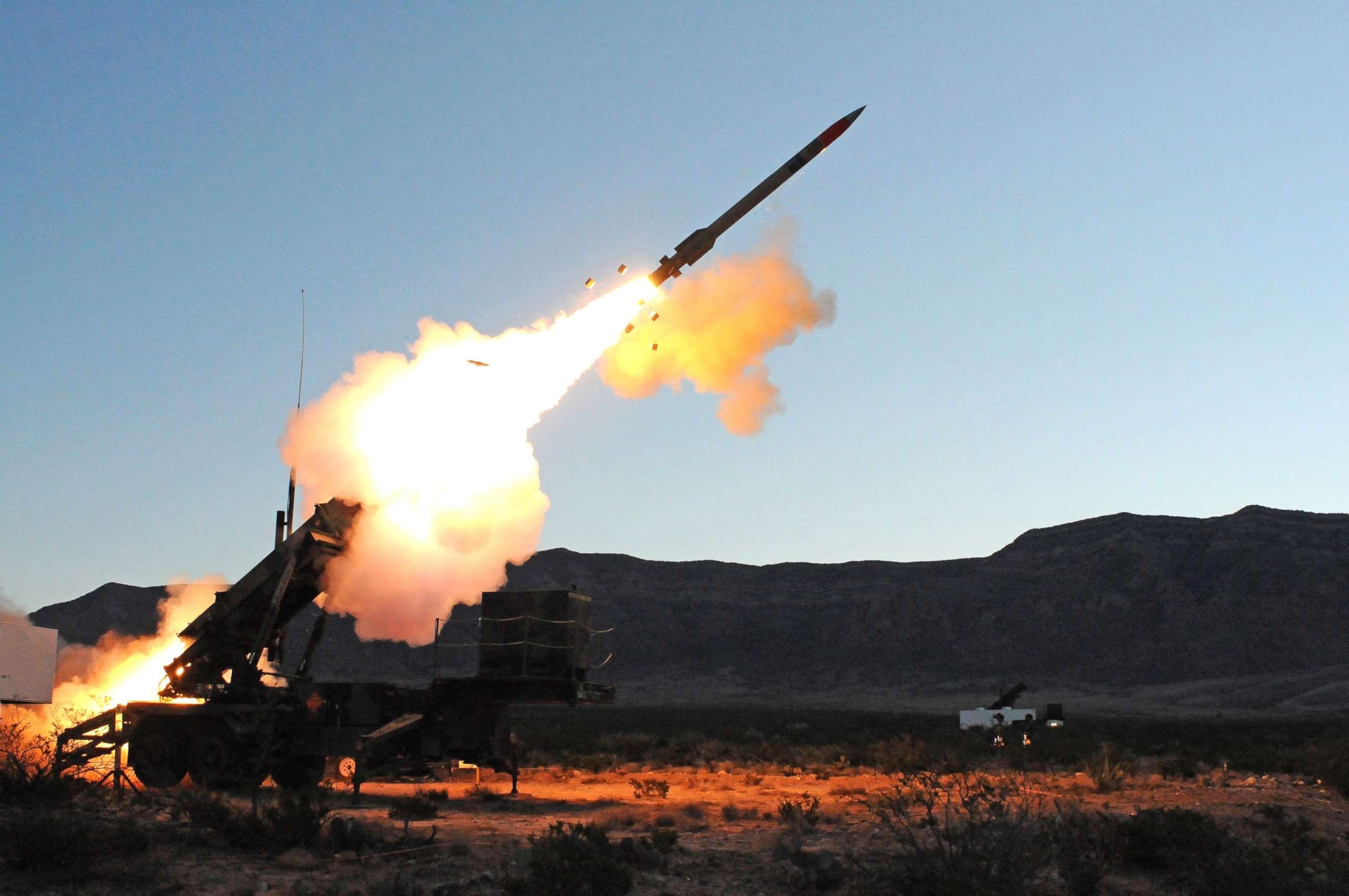 The Army test fires a Patriot missile in a recent test, March 27, 2019, at Redstone Arsenal in Alabama.Jason Cutshaw/U.S. Army