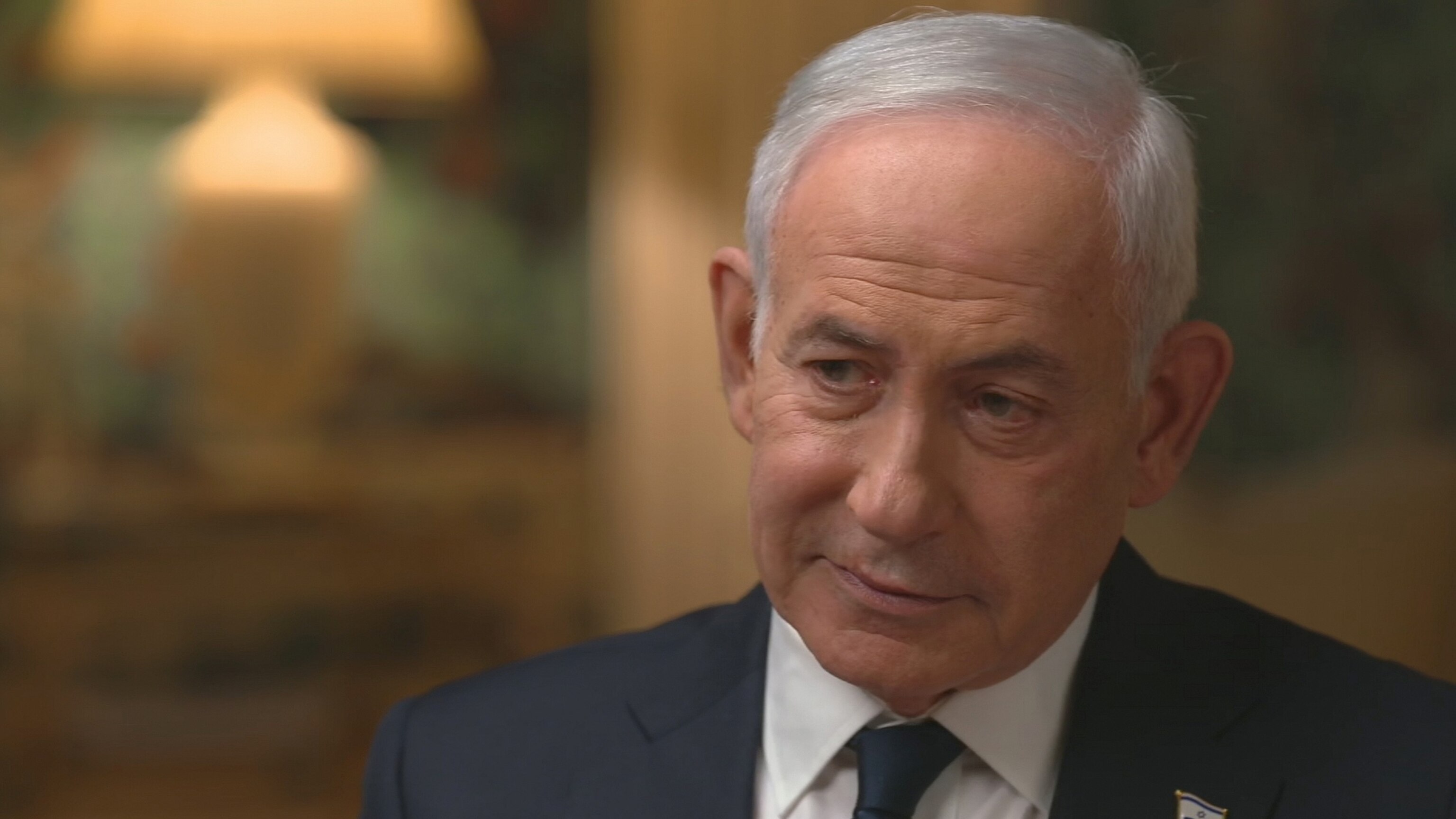 Israel's Prime Minister Benjamin Netanyahu speaks with Linsey Davis of ABC News in Washington, July 29, 2026.ABC News