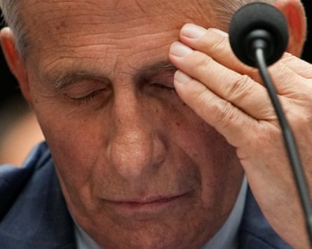 Dr Anthony Fauci served as a senior adviser to Donald Trump and Joe Biden during the pandemic.Photograph: Nathan Howard/Reuters