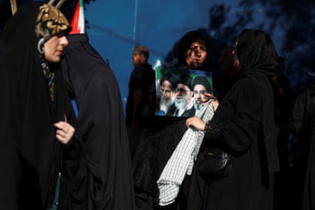 Mourners gather in Mashhad to mark the burial of the supreme leader Ali Khamenei. In Tehran, millions attended the six-day funeral, but this reveals only one side of the public mood.Photograph: Majid Asgaripour/Reuters