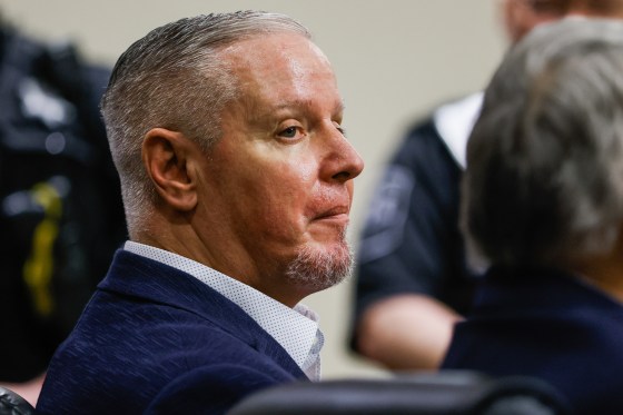 Colin Gray reacts after a jury convicted him of second-degree murder and involuntary manslaughter at Barrow County Courthouse in Winder, Ga., on March 3.Abbey Cutrer / Pool / Atlanta Journal-Constitution via AP
