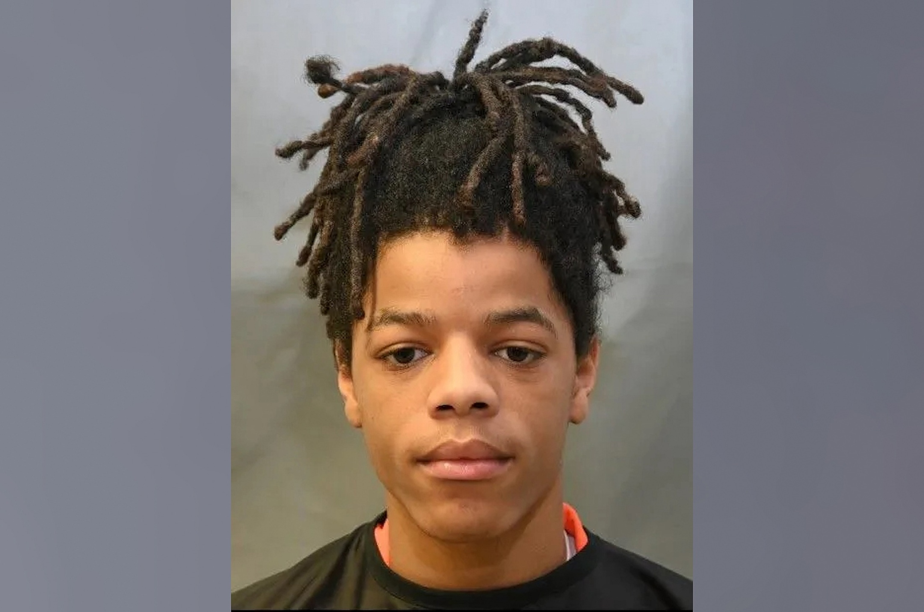 The Madison County, Indiana, District Attorney's Office released this booking photo of 15-year-old Jo'Majze Larry of Anderson, Indiana, who was sentenced to 100 years in prison for a 2025 shooting that left one woman dead and another injured.Madison County District Attorney's Office