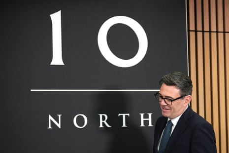 Andy Burnham speaks during a visit to a family centre in Sheffield on 31 July 2026.Photograph: Annabel Lee-Ellis/WPA Pool/Getty Images