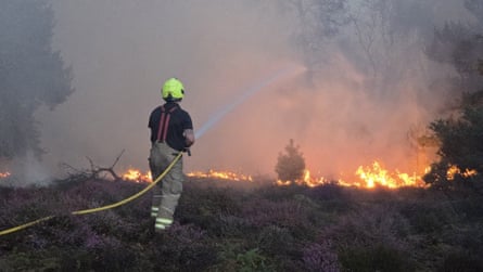 Evacuees from Suffolk fire reflect on ‘incredibly emotional’ day – video