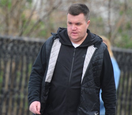 Steven ‘Bonzo’ Daniel, who was targeted for assassination by the Lyons family, was ambushed on the M8 motorway at Port Dundas after a car chase and left for dead.Photograph: Spindrift Photo Agency