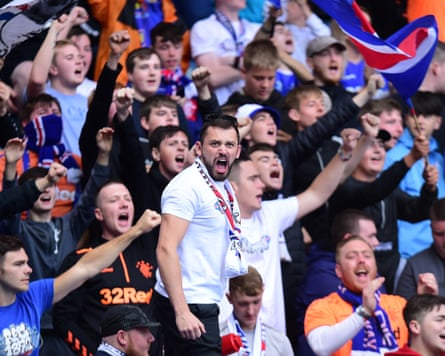 Ross McGill was the former head of Rangers football club’s ultra fan group, the Union Bears.Photograph: Mark Runnacles/Getty