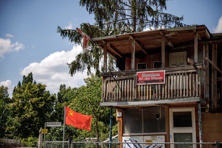 Officials are working to ‘grant the necessary permits’ for the structure to remain.Photograph: Gordon Welters/The Guardian