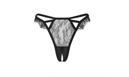 The offending crotchless thong being sold by M&S, which has been called ‘tawdry’Photograph: M&S