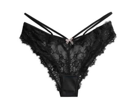 Experts have said that M&S have always followed trends, including lace designs a world away from basics.Photograph: PR Image