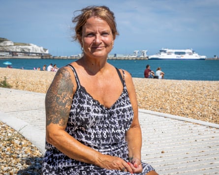 Alison Drake said despite the attention on Dover, no one was doing anything about the small boat crossings.Photograph: Andrew Aitchison/The Guardian