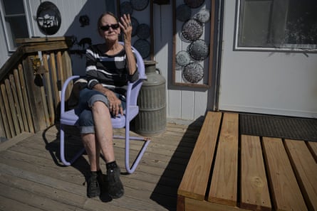 Former Hartman board member Pam Packer is worried about future of her town, at her home in Hartman, Colorado, on 26 February 2026.Photograph: Hyoung Chang/Denver Post/Getty Images