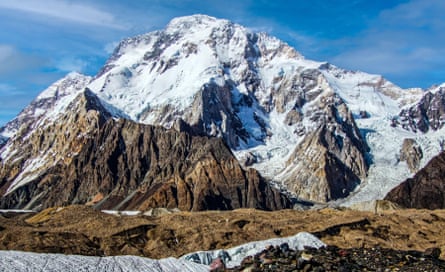 Broad Peak is the 12th highest mountain in the world at 8,051 metres.Photograph: Naveed Hussain/Alamy