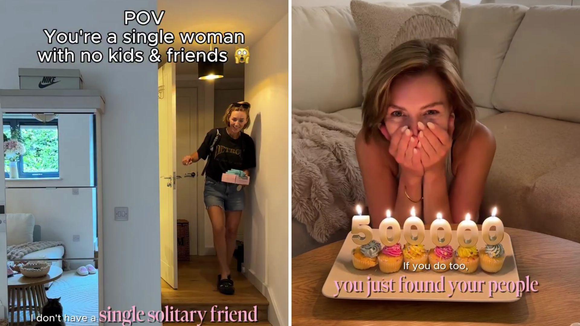 Image caption,SJ Hoadley calls herself an "accidental influencer" and never expected to gain such a huge following