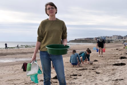 Alice Laverty: ‘I can’t walk past a nurdle without picking it up.’Photograph: Mark Pinder/The Guardian