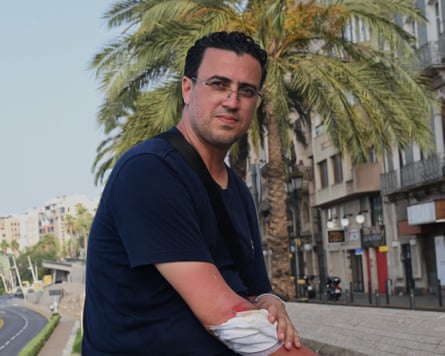 Youssef El Abbas in Ceuta.Photograph: Okba Mohammad