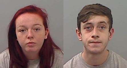 Alexandra Walker and Harrison Simpson.Photograph: Cleveland police/PA