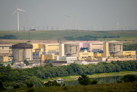 The drought forced the shutdown of a reactor at Romania’s only nuclear plant at Cernavodǎ.Photograph: Andreea Alexandru/AP