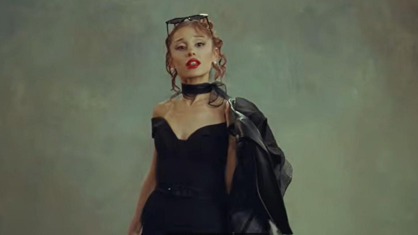 Image caption,Grande released the video for her new single Petal on Friday