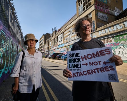 Campaigners Jonathan Moberley and Susanna Kow.Photograph: David Levene/The Guardian