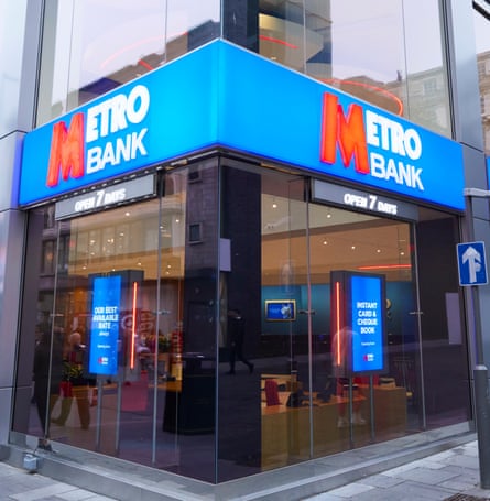The fraudsters used the Metro Bank debit card linked to the customer’s Anthropic account to make the payments and buy credits to use on the platform.Photograph: Christopher Thomond/The Guardian