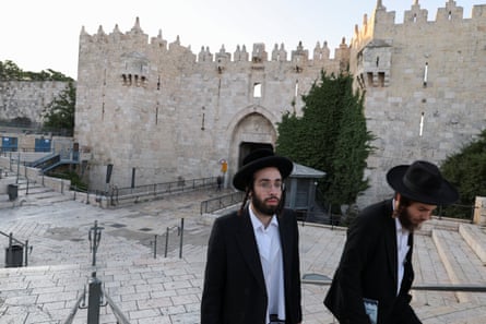 ‘Jerusalem is a tinderbox,’ said Ayman Safadi, Jordan’s foreign minister.Photograph: Salah Malkawi/Getty Images