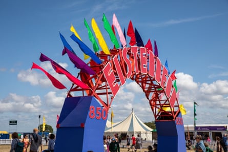 The National Eisteddfod was held this year in the Garreg Las area near Cardigan, North Pembrokeshire.Photograph: Joann Randles/The Guardian