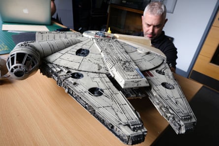 A 2022 exhibition at Pembroke Dock, west Wales, told the story of how, in the 1970s, a version of the Millennium Falcon was secretly built there.Photograph: Martin Cavaney/Pembroke Dock