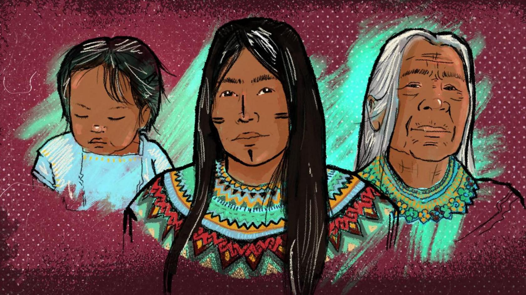 Image caption,Carla Quiñonez is an activist working to end female genital cutting within her Emberá community