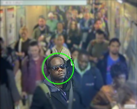 Screengrab from CCTV footage showing Levy at Seven Sisters station in north London.Photograph: British Transport Police/PA
