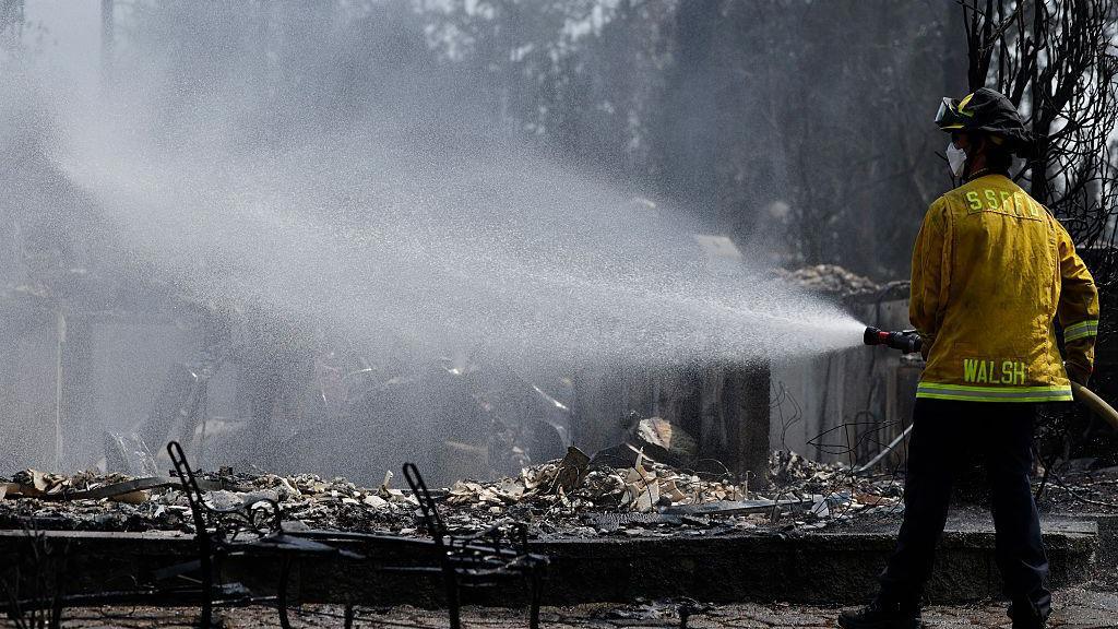 Image caption,Some 900 buildings are believed to have been destroyed