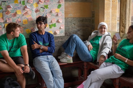 Joud, 17, from Jordan: ‘I learned how to listen and understand, not just respond.’Photograph: Jim Wileman/The Guardian
