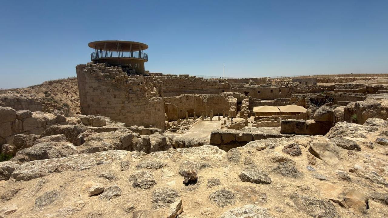 Image caption,Herodium is a hilltop fortress-palace close to Bethlehem