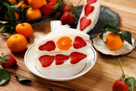 An acquired taste? Japanese-style fruit sando.Photograph: Ika Rahma/Alamy