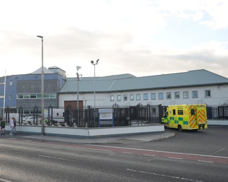 Portlaoise prison, which will be Daniel Kinahan’s home at least until his trial in October.Photograph: Niall Carson/PA