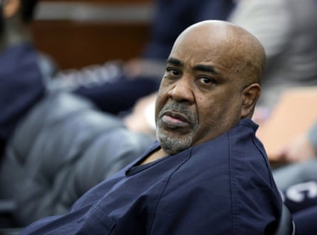 Duane Davis appearing at a hearing before his trial.Photograph: Ethan Miller/Getty Images