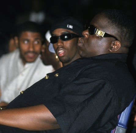Sean ‘Diddy’ Combs (left) and the Notorious BIG at an awards ceremony in New York in 1995.Photograph: Al Pereira/Getty Images