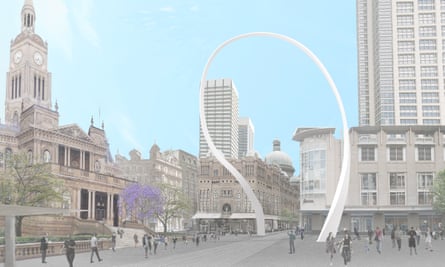Cloud Arch was put on indefinite hold in late 2018.Photograph: City of Sydney