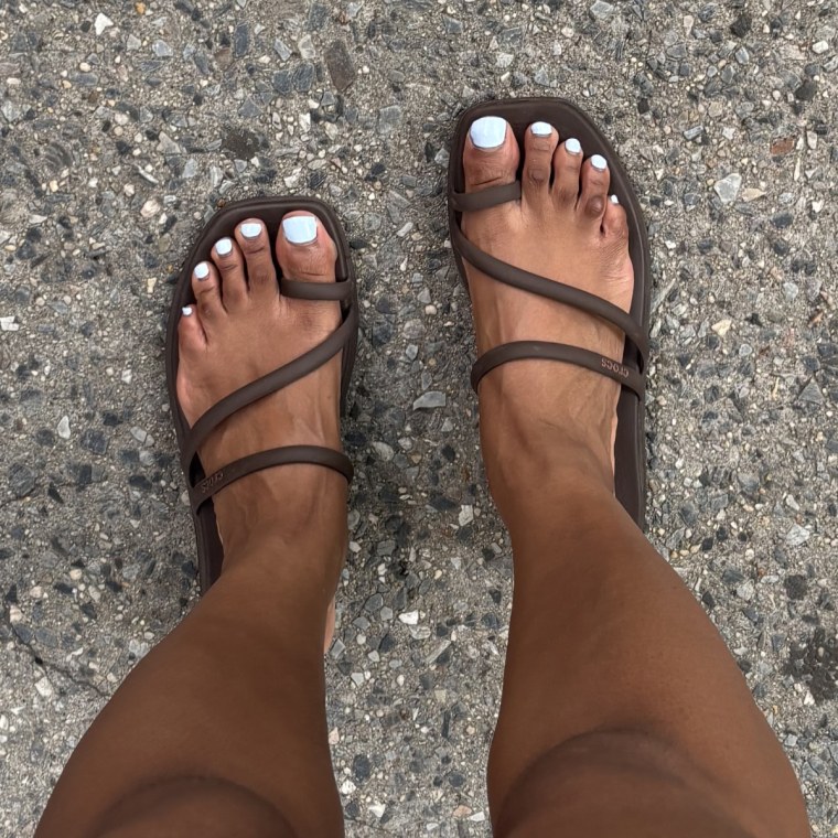 We wore the Crocs Miami Sandals throughout the summer to see how they held up in our day to day routines.Courtesy: Ashley Morris