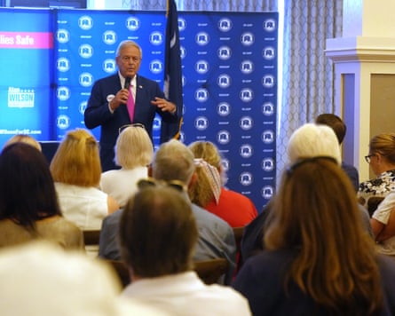 Ralph Norman speaks at an event on 8 August 2026 in Florence, South Carolina.Photograph: Meg Kinnard/AP