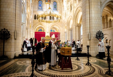 Buckfast Abbey paid tribute to Ann Widdecombe, recalling her ‘sharp intellect’ and dedication to public service.Photograph: Mike Davies on behalf of Buckfast Abbey/PA