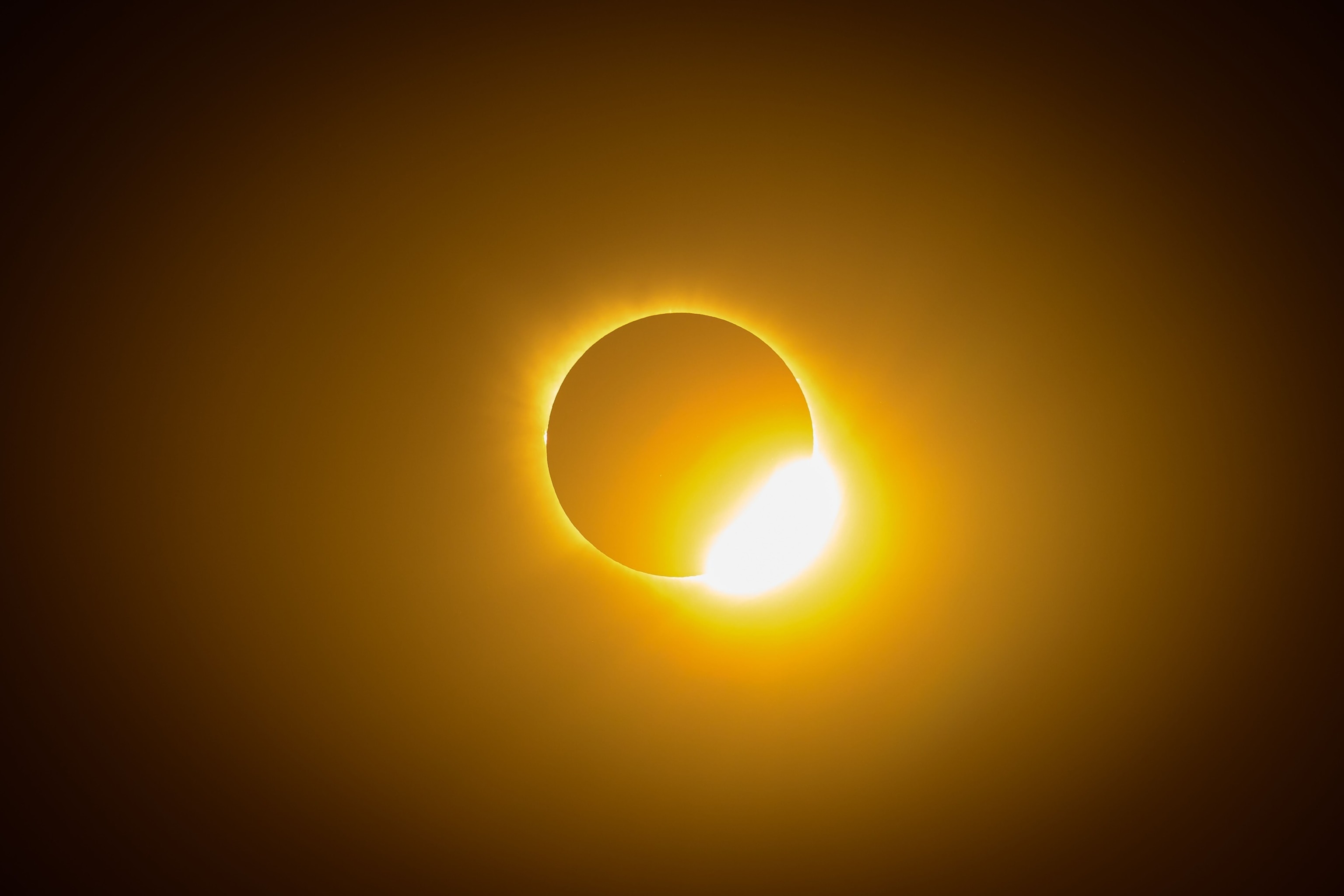 A total solar eclipse is seen, August 12, 2026 in Palencia, Spain.Leon Neal/Getty Images