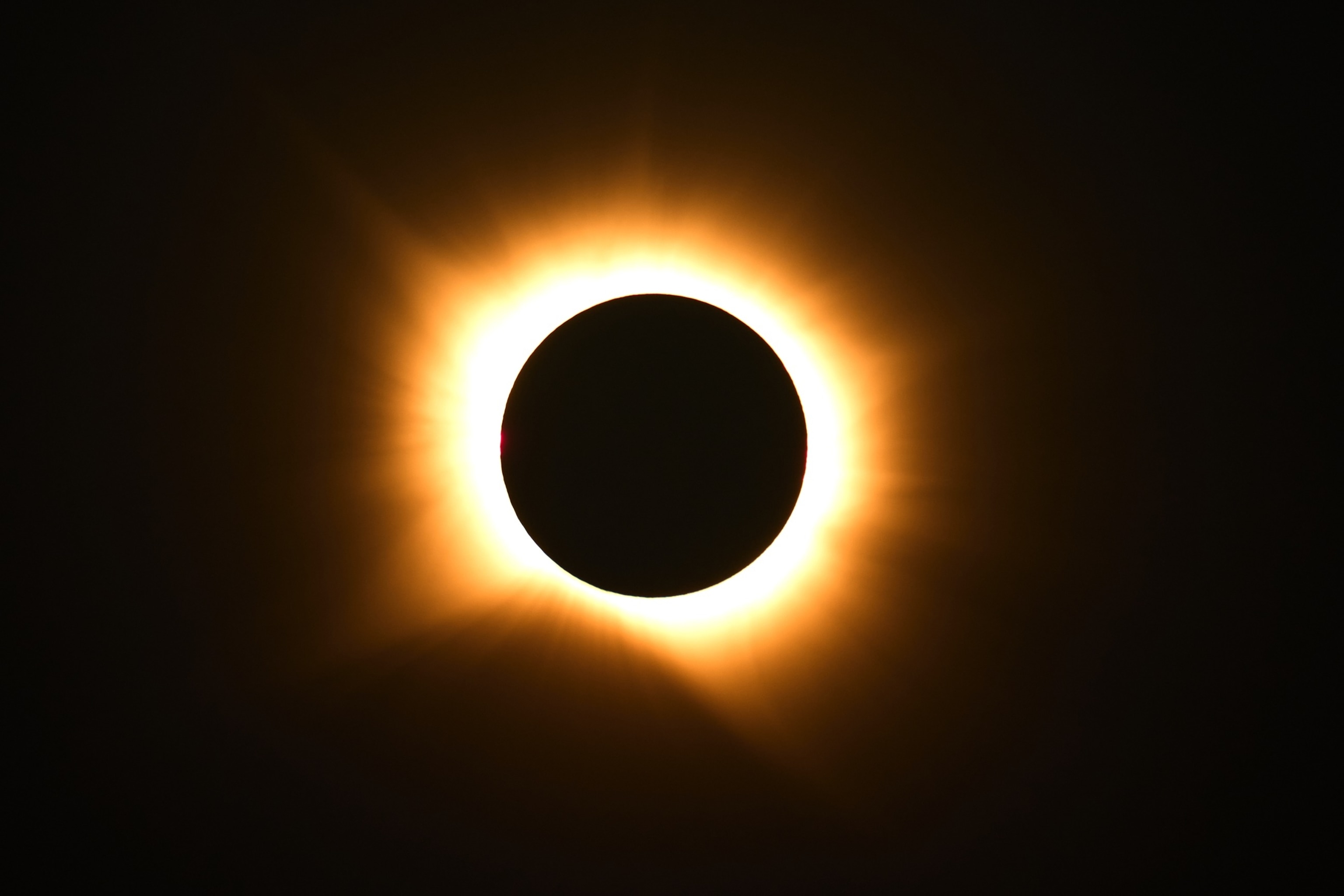 A total solar eclipse is seen August 12, 2026 in Palencia, Spain.Leon Neal/Getty Images